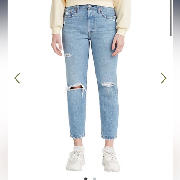 Levis 501 crop jeans - Picture 3 of 6